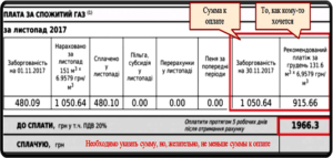 Пример нового вида платежного документа